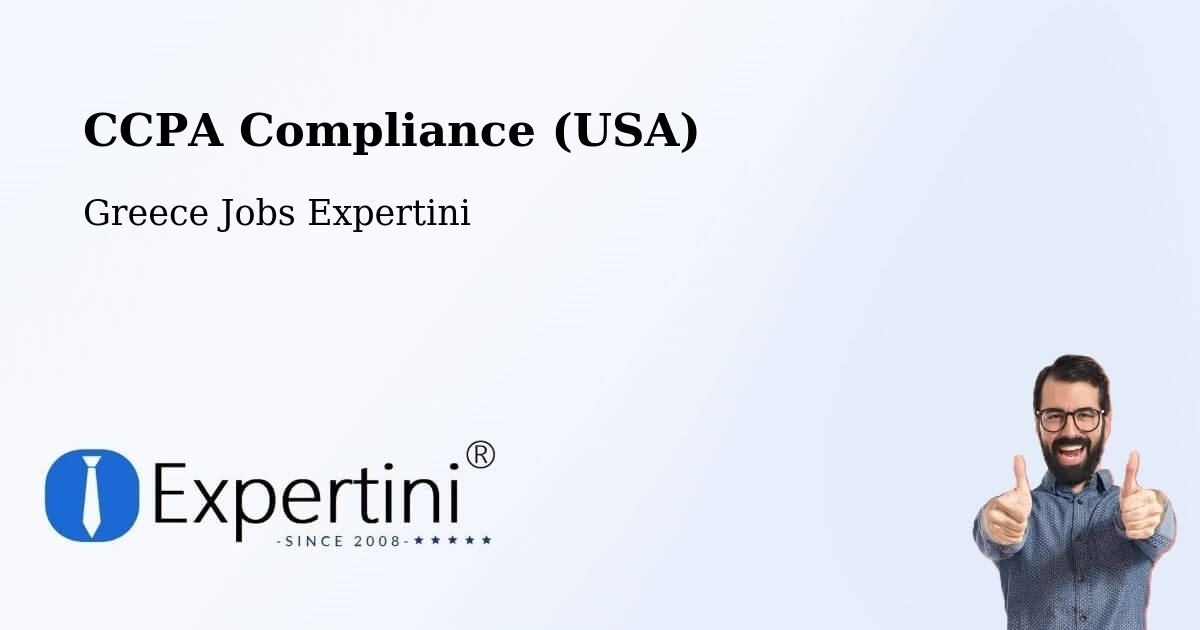 CCPA Privacy Rights & Compliance Notice – Arfará - Greece Jobs Expertini